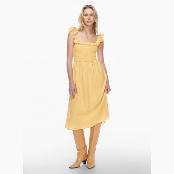 Aritzia Wilfred Reminisce Midi Dress (Size M) - Picture 3 of 4